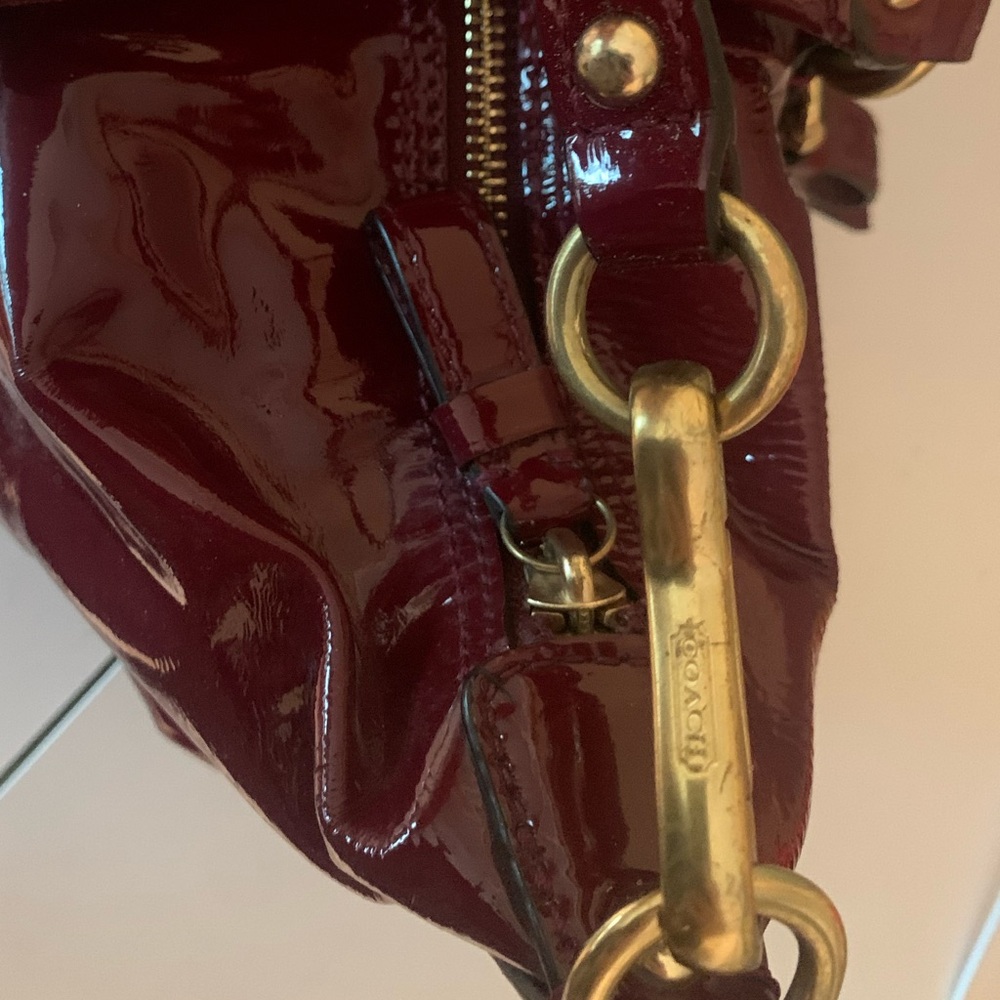 Coach Madison Juliette Patent Leather Satchel - Picture 6 of 11